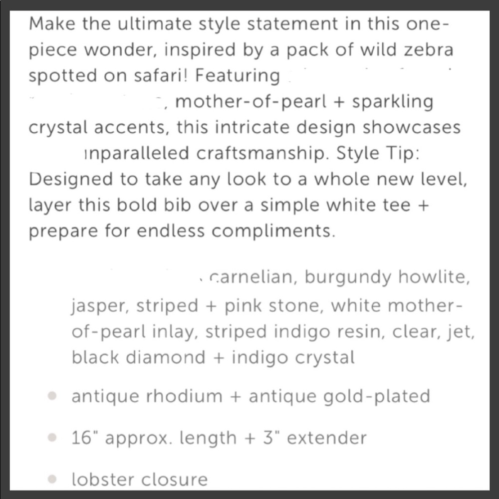 Stunning Statement Necklace - Picture 7 of 7
